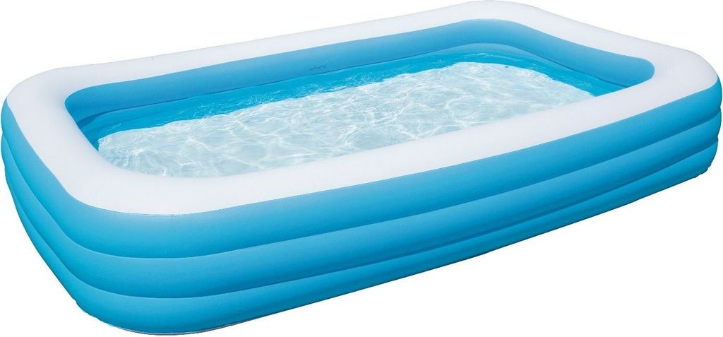 Bestway® Family Pool 305 x 183 x 56 cm, hellblau, eckig Produktbild 