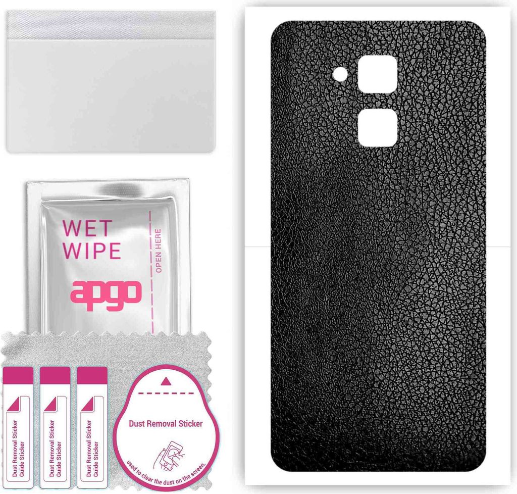 apgo Rückseite Schutzfolie, Skin, kompatibel mit Asus Zenfone 3 Max ZC553KL, Hinten Displayschutzfolie aus Vinylfolie, kratzfest, einfache Montage...
