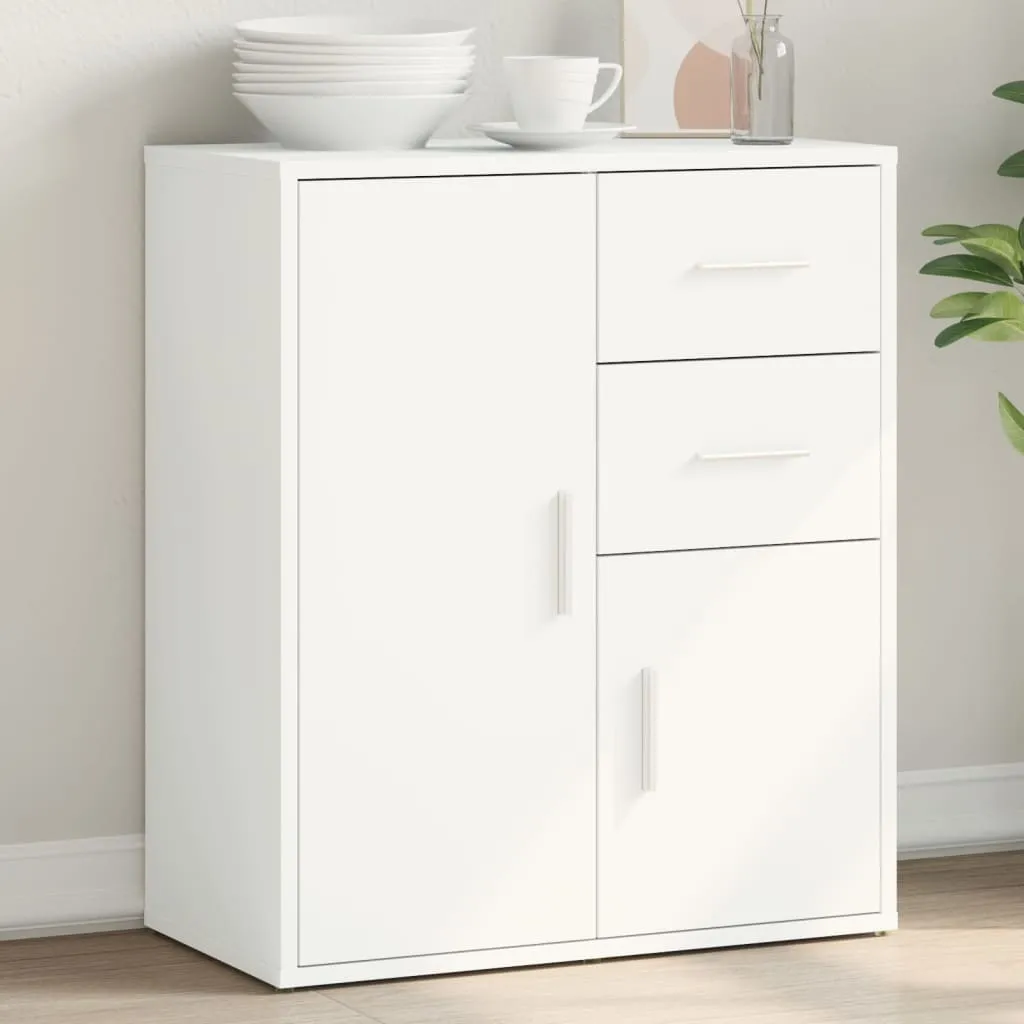 vidaXL Credenza bianca 60x31x70 cm Materiale a base di legno