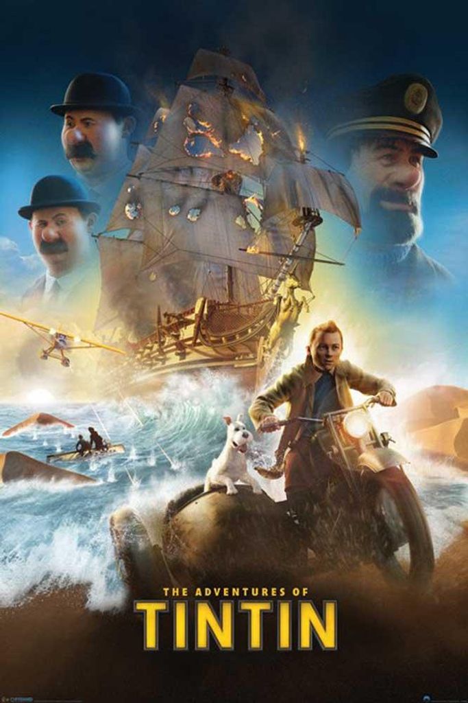 Tintin -International Film - Impression d'affiches - Taille Image du produit 