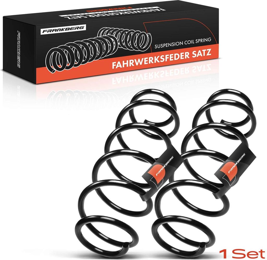 Frankberg 2x Fahrwerksfeder Hinterachse für Mercedes-Benz A-Klasse W169 1.5L 1.7L 2.0L 2004-2012