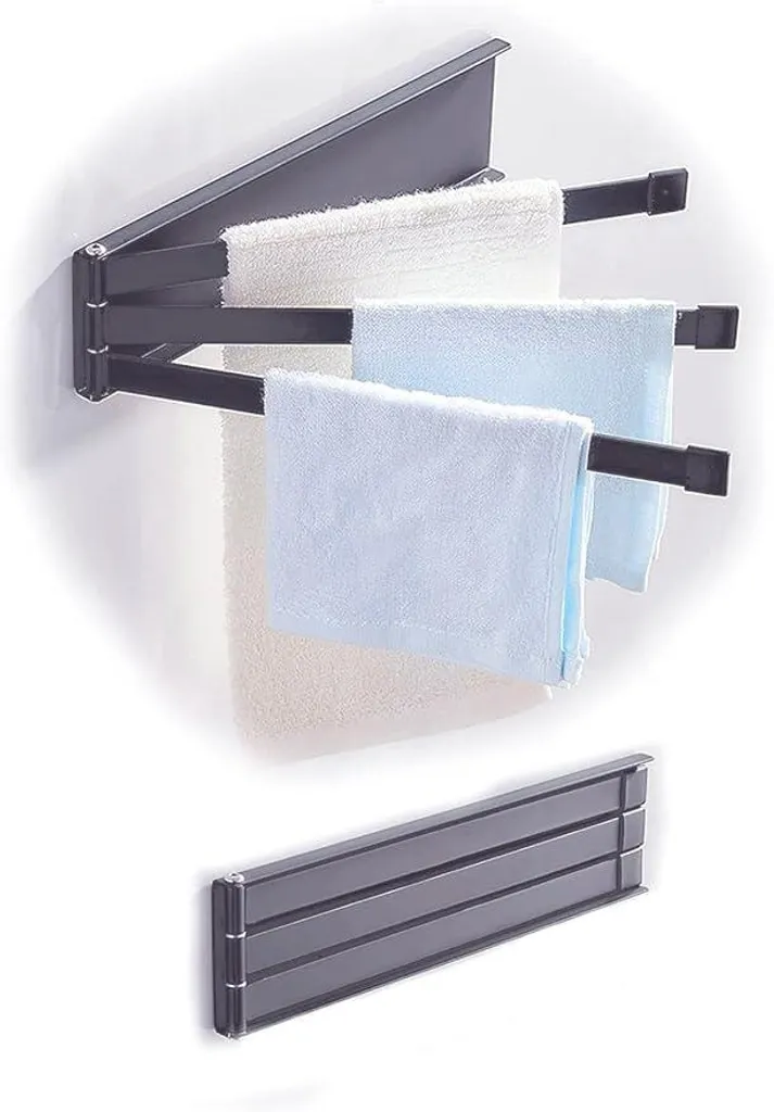 Range serviettes mural pivotant inox pour optimiser les WC et douches
