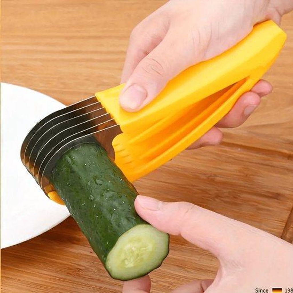 1-stücks-Snijmaschine aus rostfreiem Stahl - ideal für Barbecues und Außenkochen, ein Außenkochgerät, für Camping und Außendining unverzichtbar