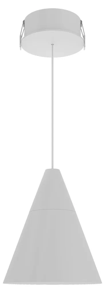 Suspension ZOE XL 15W CCT Réglable avec Optique 38 Degrés Finition Blanc Mat