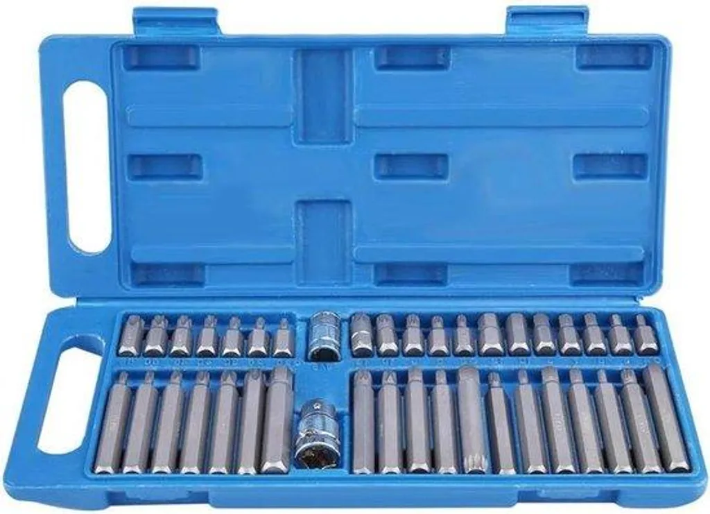 Finissez-en avec les vis bloquées - Jeu 40 clés Torx aluminium 1/2 3/8
