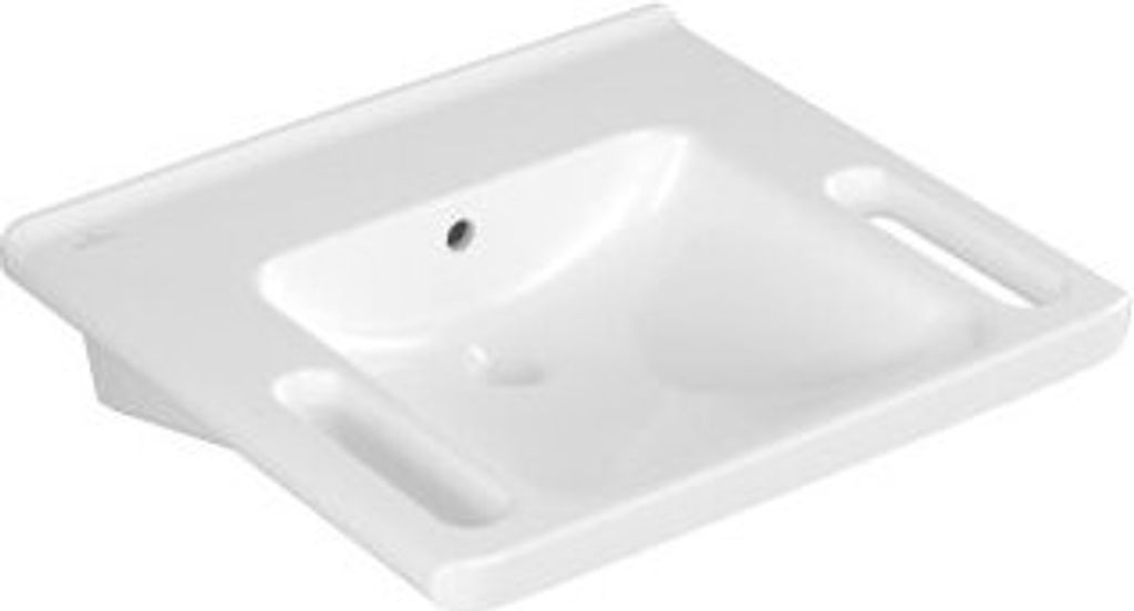 V&B Waschtisch Vicare 60x55cm, o. Hahnl., m ÜL, we A-bac C+