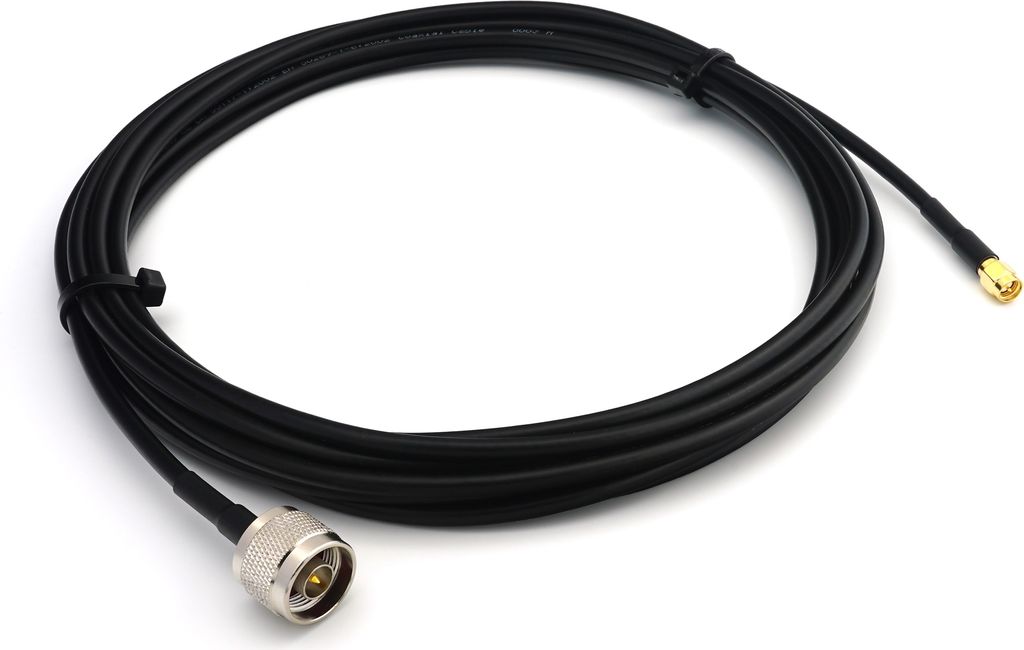 N Stecker auf SMA Stecker RG58 Koaxialkabel 12m - Verlängerung Low Loss antennenkabel 50ohm - für WiFi RF Antenne GSM LTE 4G 5G 6G Router Signalv...
