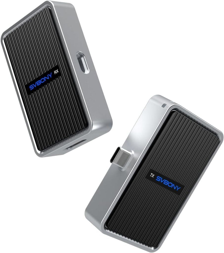 SVBONY TransAir4 Kabelloser HDMI-Sender und -Empfänger Set, 4K/30Hz-Videoausgang, Mini-HDMI Typ-C, 50 m Kabellänge, Dockingstation-Funktion, für...