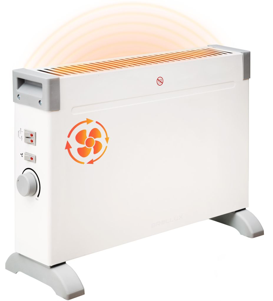 Brollux Elektroheizung 2000W mit Lüfter OBK1 mobiles Produktbild 