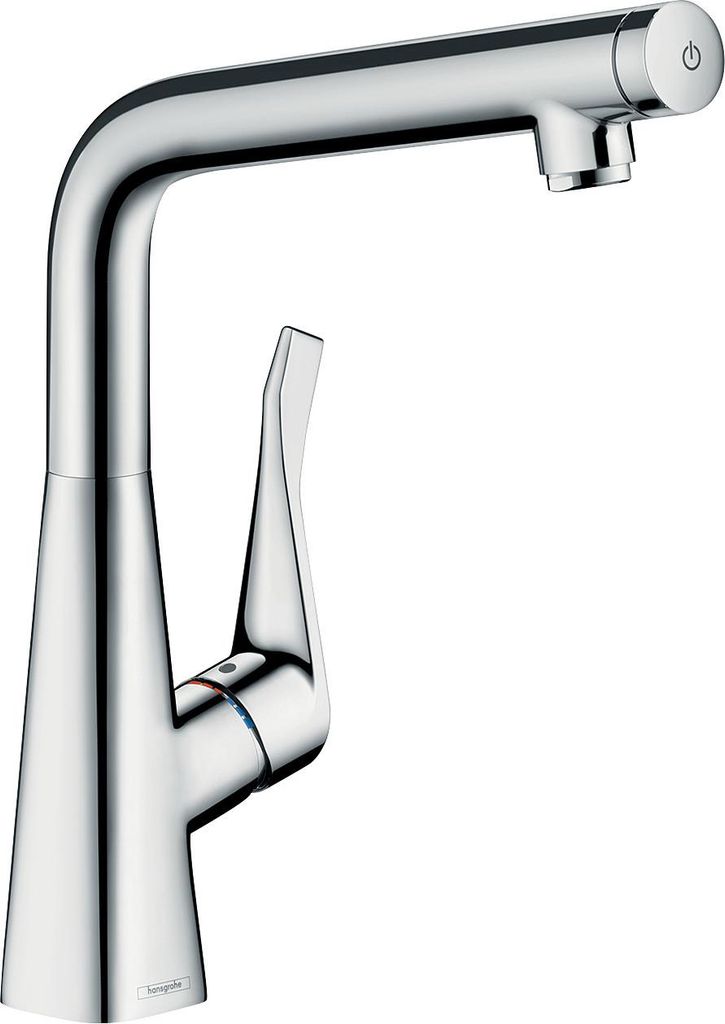 Hansgrohe Metris Spültischmischer Select Schwenkauslauf Chrom