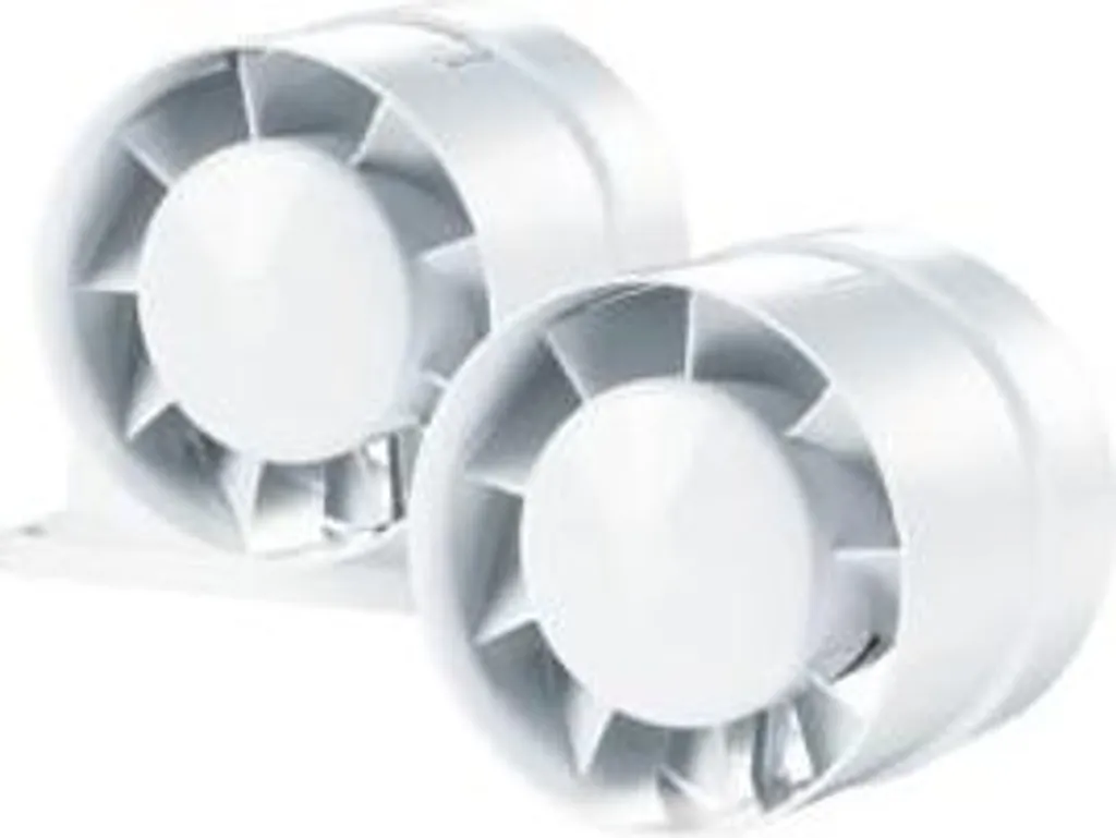 Aérateur axial 125 mm pour évacuation humidité et odeurs 185 m³/h air