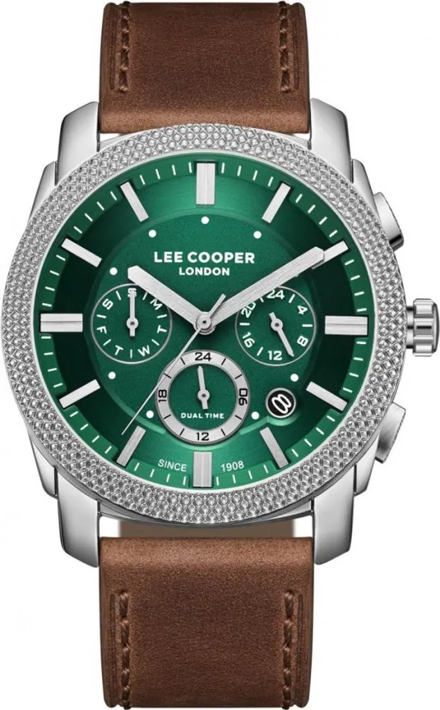 Montre-bracelet analogique pour homme Lee Cooper coloris vert émeraude