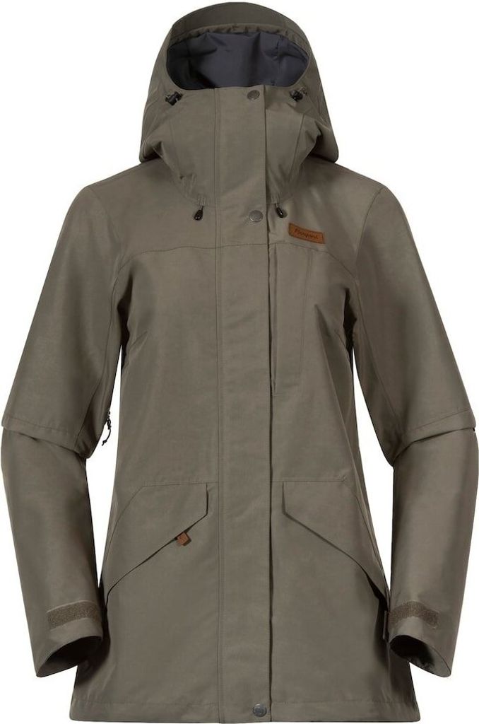 Bergans Damen Nordmarka 2L Regenjacke Green Mud L