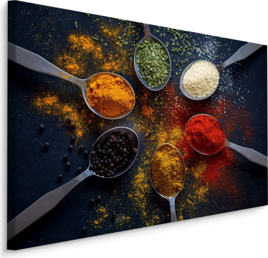 Stampa Artistica per Cucina 90x60 cm - Carta Parati Tela Peperoncini