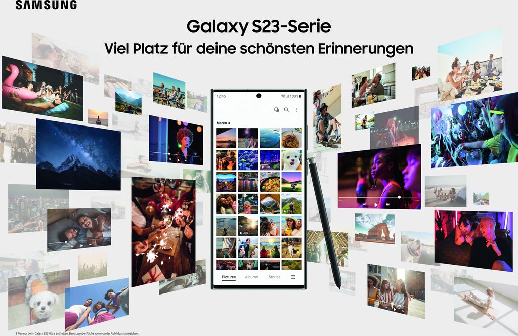 Samsung S916 Galaxy S23+ 5G 8GB RAM 256GB Dual Sim Lavender Produktbild 32