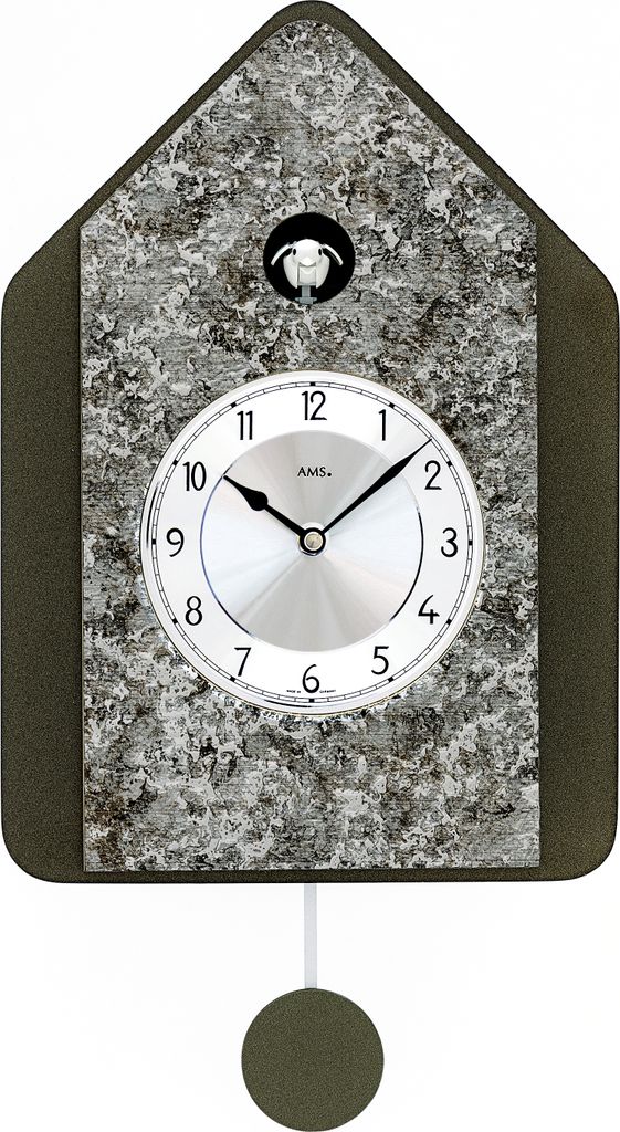 AMS 7496 Wanduhr Pendeluhren Design Kuckucksuhr