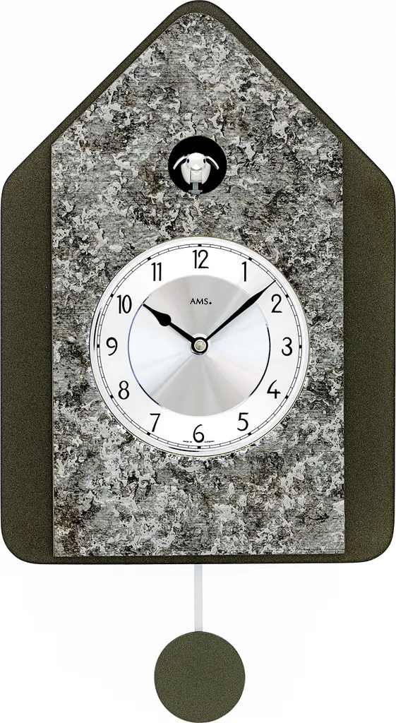 AMS 7496 Orologio a Cucù in Legno - Idea Regalo Casa Nuova