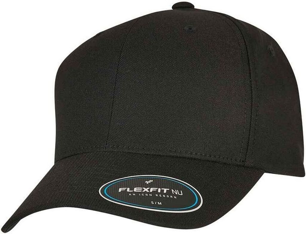 Flexfit - "NU" Baseball-Mütze PC5357 (S - M) (Schwarz)