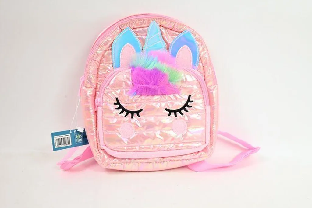 Petit Sac à dos Licorne Rose Texture Douce STN8745 STNUX Design 3D Fille