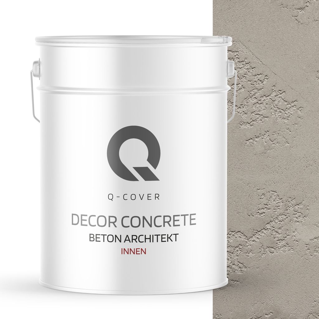Beton Architekt 15 Kg 10 m2 Hellgrau Dekorativerputz Gebrauchsfertige Betonmasse Betonoptik Dekoratives Beton Innen