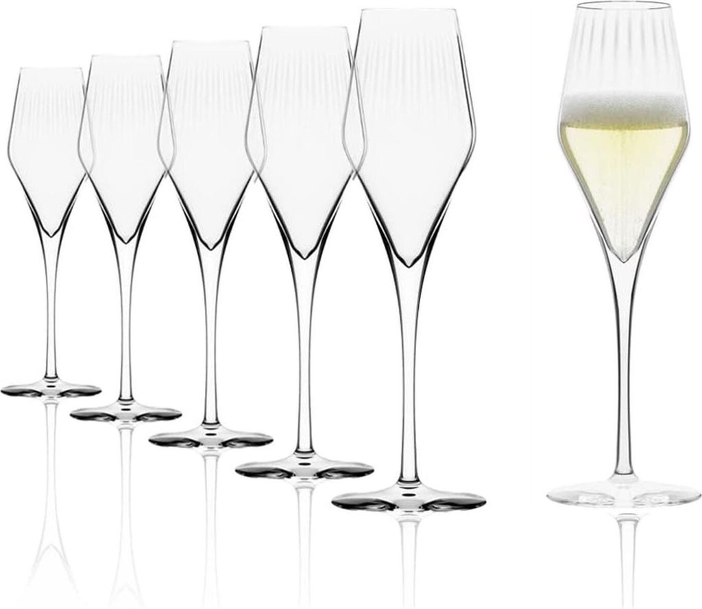 Stölzle Lausitz Symphony 6 Stück Champagnerkelch klar 731 Produktbild 