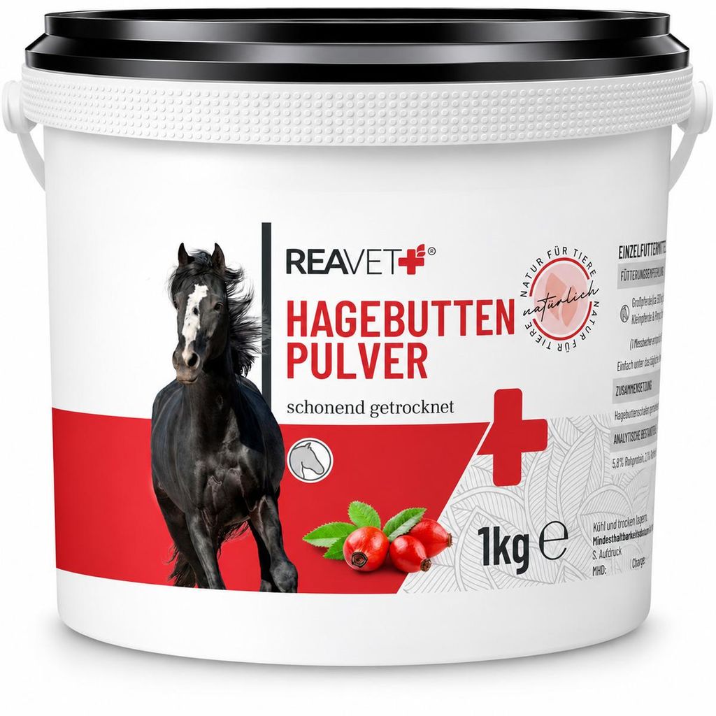 REAVET Premium Hagebuttenpulver 1kg – Naturrein, Stärkt Produktbild 