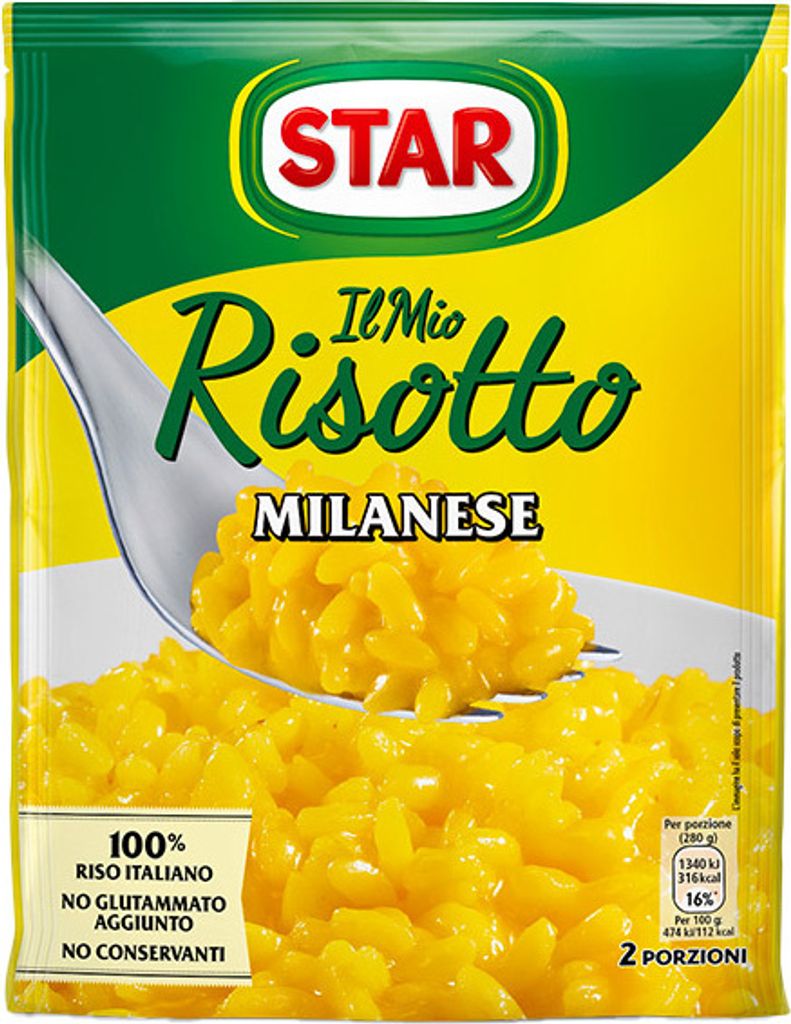 STAR Risotto, Risotto mix, Reis, Safran, Zwiebel, 175 g, Produktbild 
