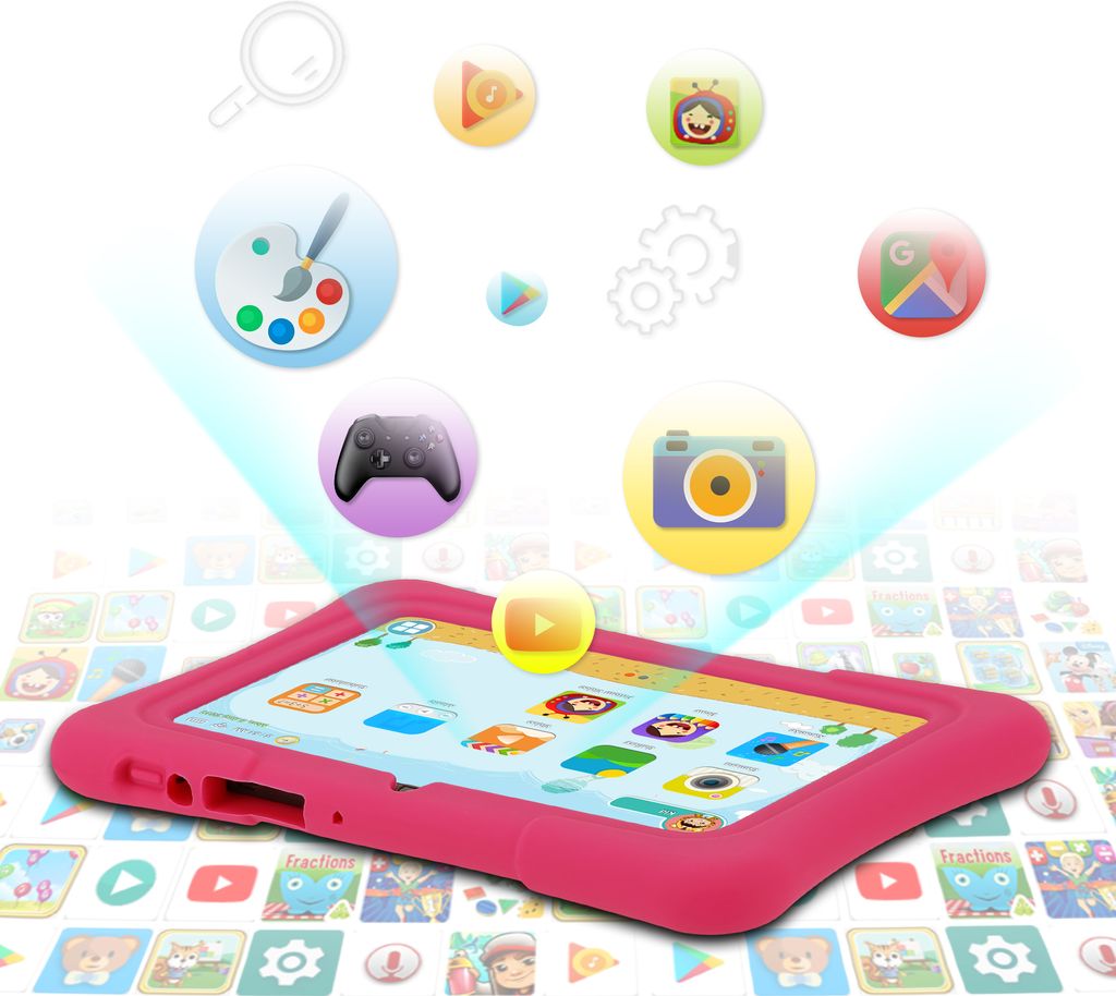 PRITOM K7 7palcový dětský tablet Android 10 Tablet PC 32 GB Obrázek produktu 4