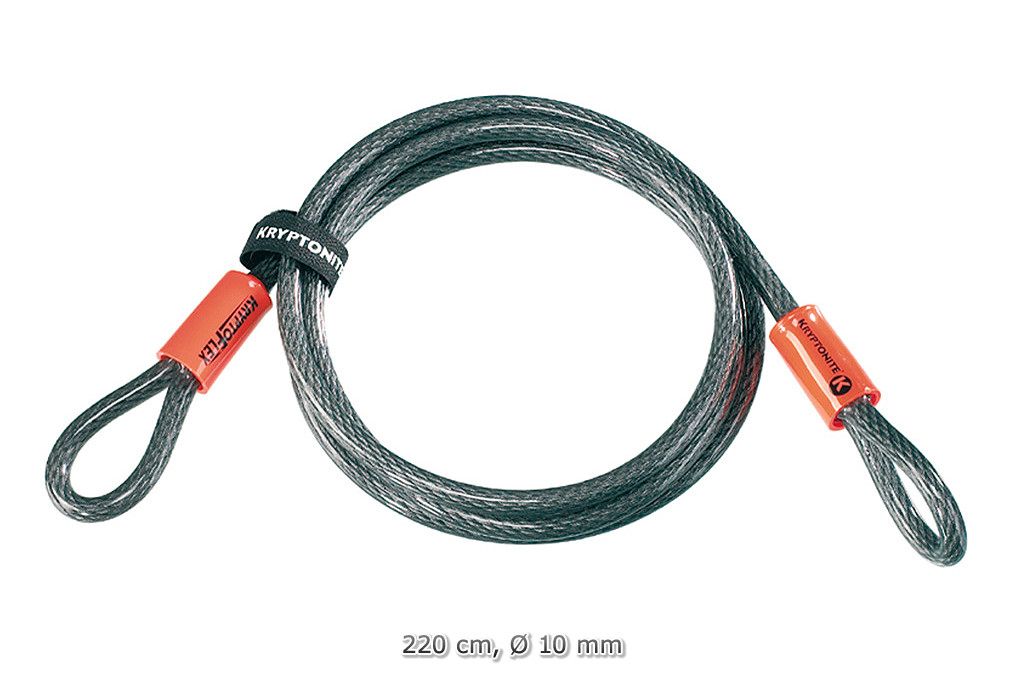 Kryptonite Kryptoflex Orange/Grey 120 cm Produktbild 3