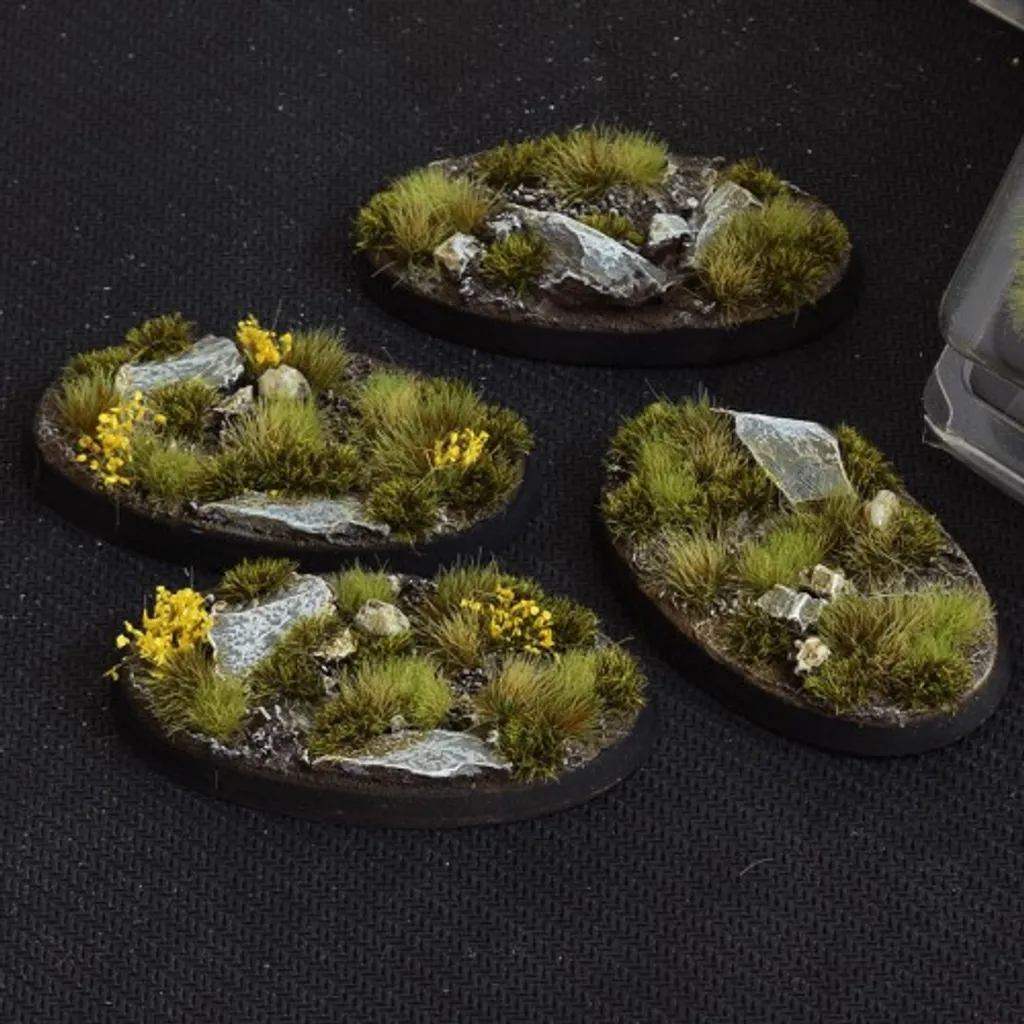 Socles Prêts à Peindre 60mm Highland Ovales pour Cavalerie de Fantasy