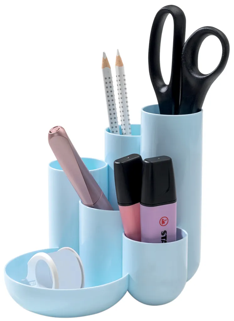 Rangement de Bureau Design 5 Compartiments en Polystyrène Rose CAMPUS HAN - 2