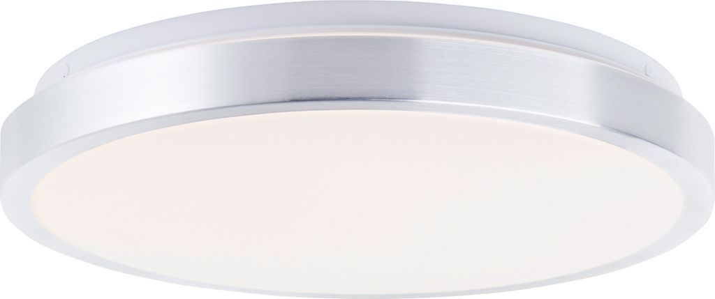 Brilliant LED Deckenleuchte Livas LED Deckenlampe mit Präsenzsensor, 33 cm, 2400 lm, 3000K, nickelfarben