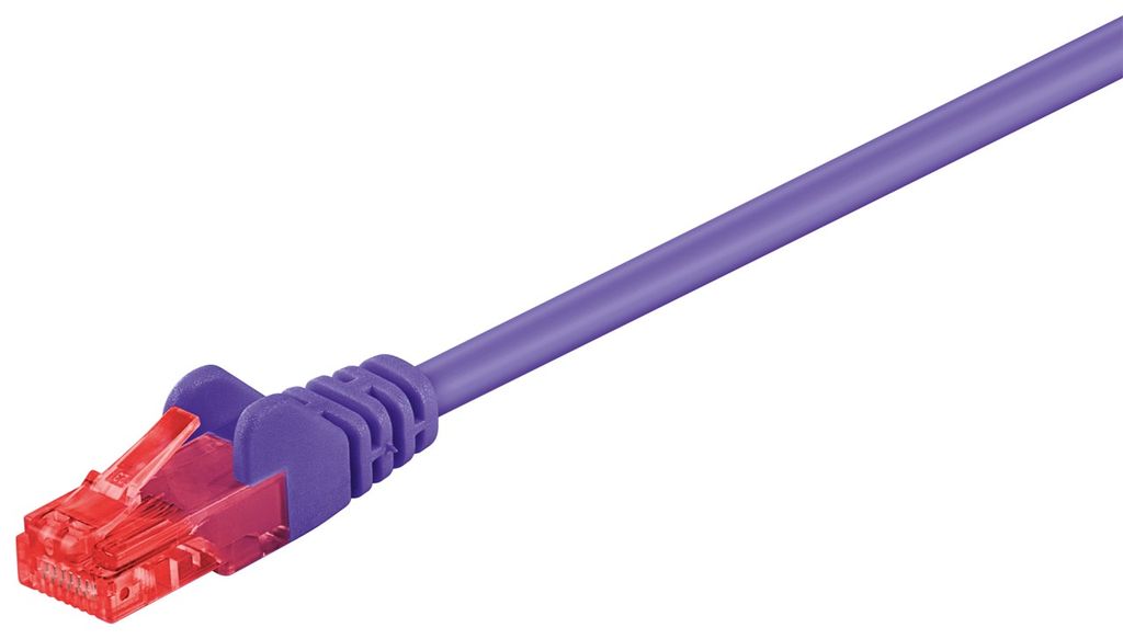 Cavo patch CAT 6, U/UTP, viola, 0,5 m22299 Immagine del prodotto 