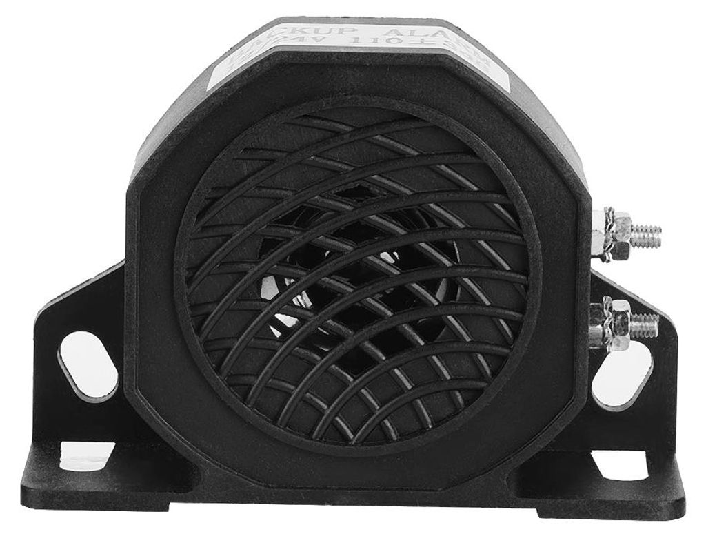 Universelles 12V/24V-Kfz-Rückfahrhorn mit Lautsprecher und Alarmfunktion, Schwarz