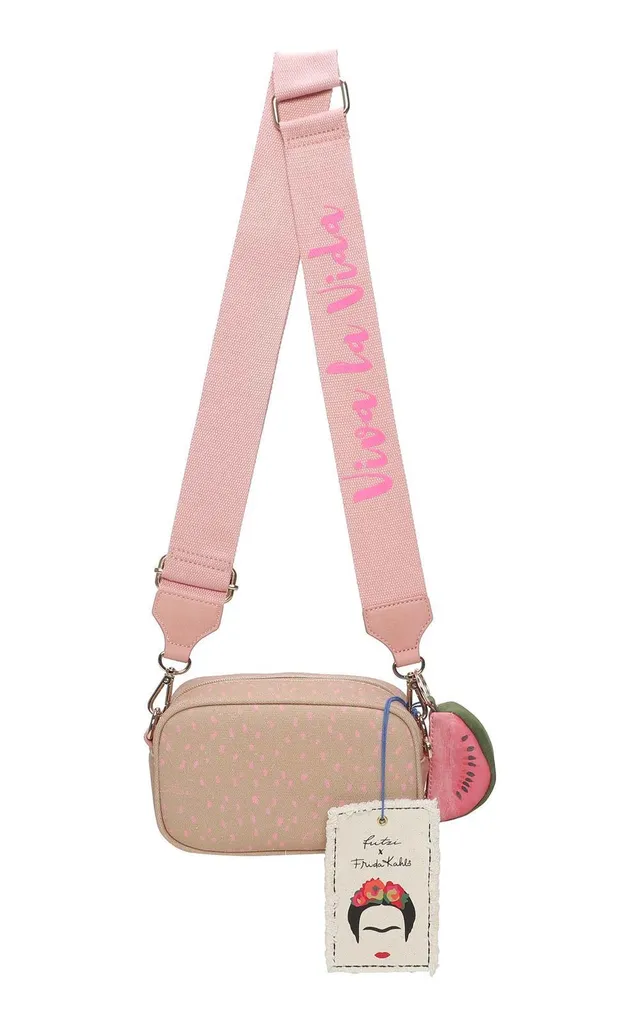 Borsa Crossbody Fritzi aus Preußen Easy Go Canvas Melon Senape Vegan