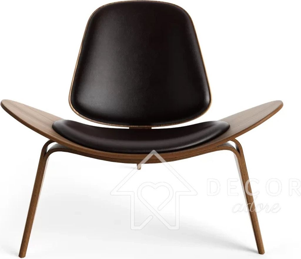 SHELL HOLZSTUHL, Mid-Century-Stuhl, CHAIR Hans Wegner CH07 Produktbild 4