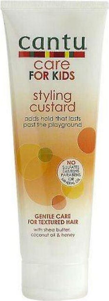 A tube of Cantu Care For Kids Styling Custard.