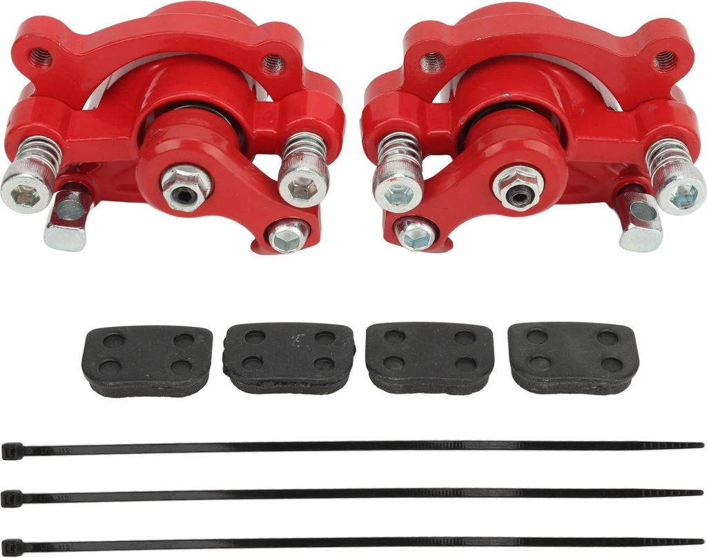 Vordere Heckscheibenbremssattel Metall 50 mm Lochmitte Abstand Pumpe mit Pad für 43cm 47cc 49cc ATV
