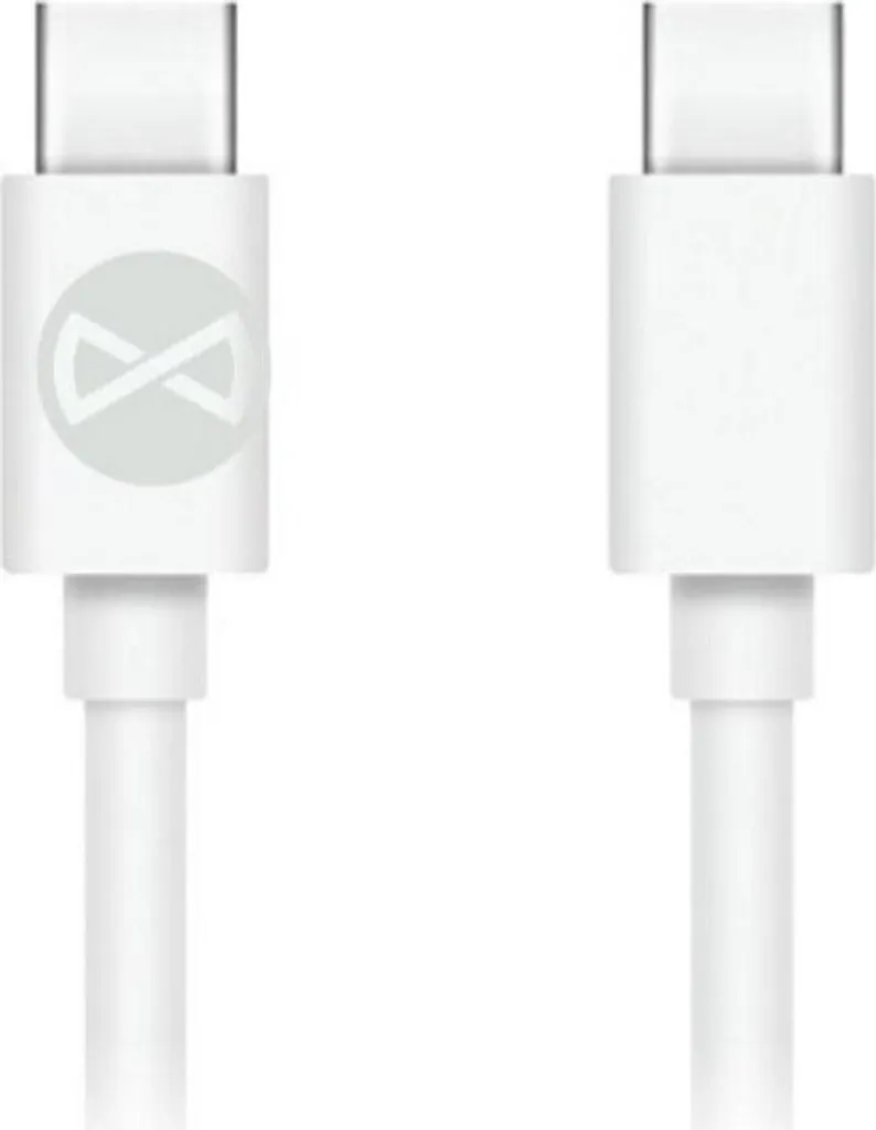 Cavo USB-C a USB-C Forever 1m Bianco - Ricarica Rapida e Dati per Smartphone - 6