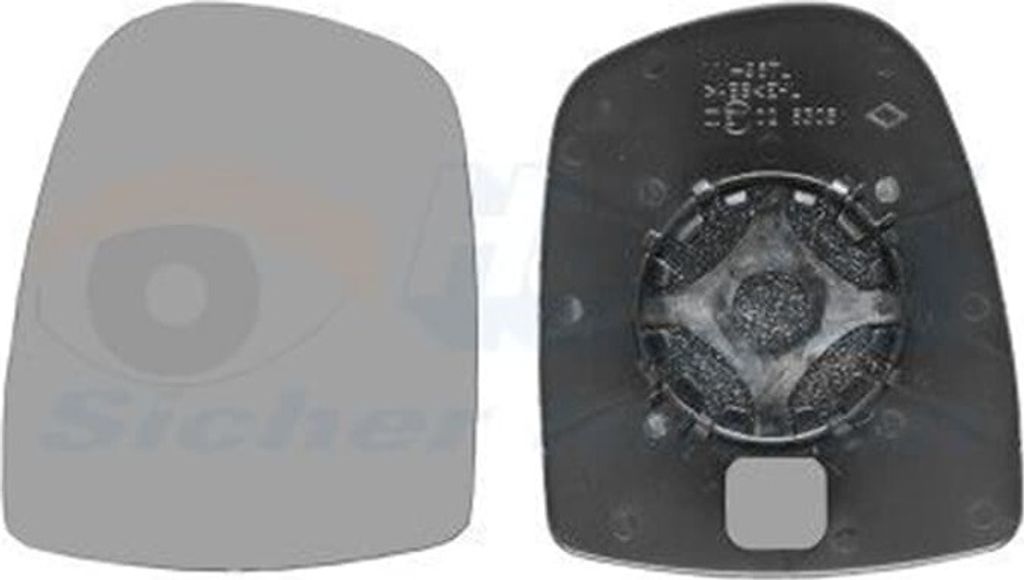 Van Wezel Außenspiegelglas links oben für Nissan Primastar Opel Vivaro Renault Trafic
