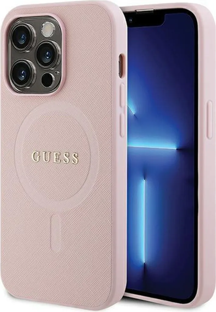 Recensione Cover Guess iPhone 13 Pro MagSafe Rosa Saffiano