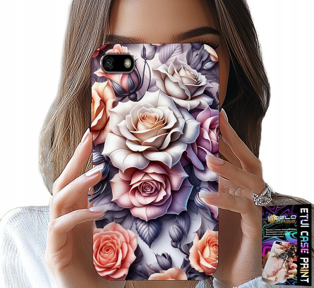 Fall Für Huawei Y5 2018 - Florale Designs Rose Blumen Fall