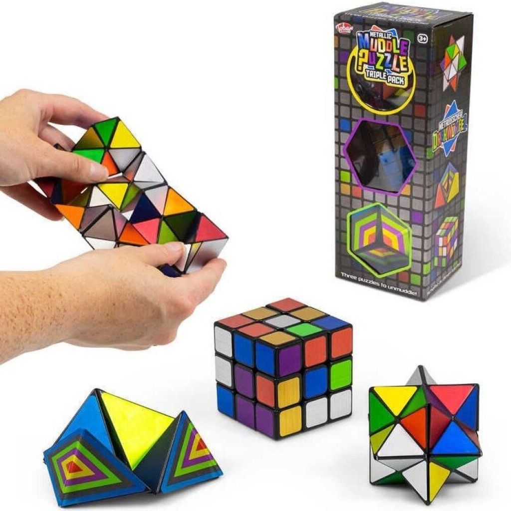 Metalické puzzle Muddle Triple Pack Obrázek produktu 
