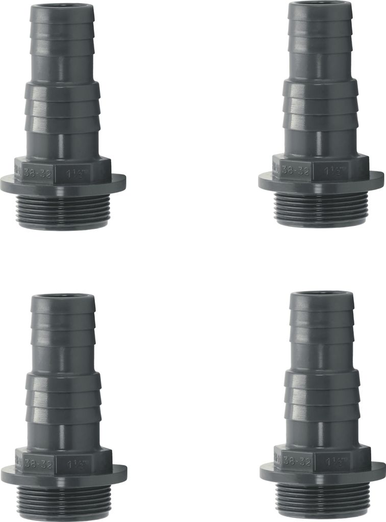 HAF 4x PVC Druckschlauchtülle mit 32mm 38mm x 1 1/2" | Produktbild 