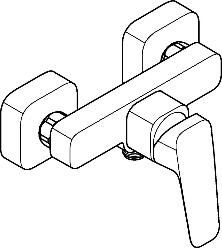 GROHE Cubeo Mitigeur monocommandé pour douche, montage apparent, 1018242430, 1018242430 - 5