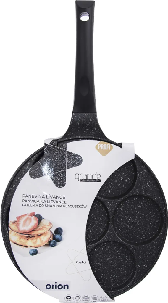 OFFERTA ORION 112974: Padella 7 Fori 27cm - Pancake e Uova TOP - 24