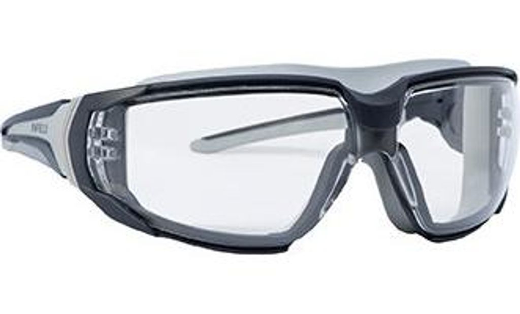 Sicherheitsbrille Maske (45 m/s) Kompakt mit großem Sichtfeld. Verstellbare Scharniere mit Anti-Ende