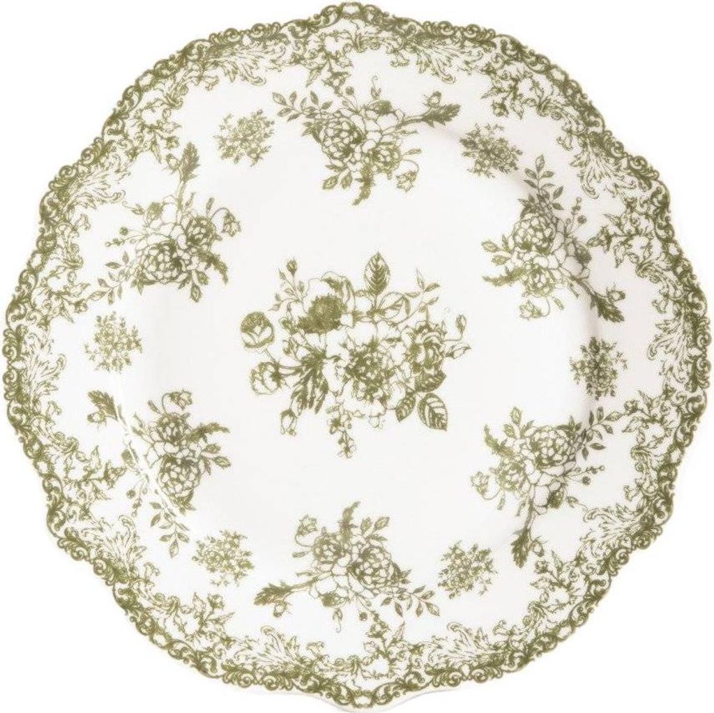 HOMLA LOURRY Dessertteller grün 19 cm Produktbild 