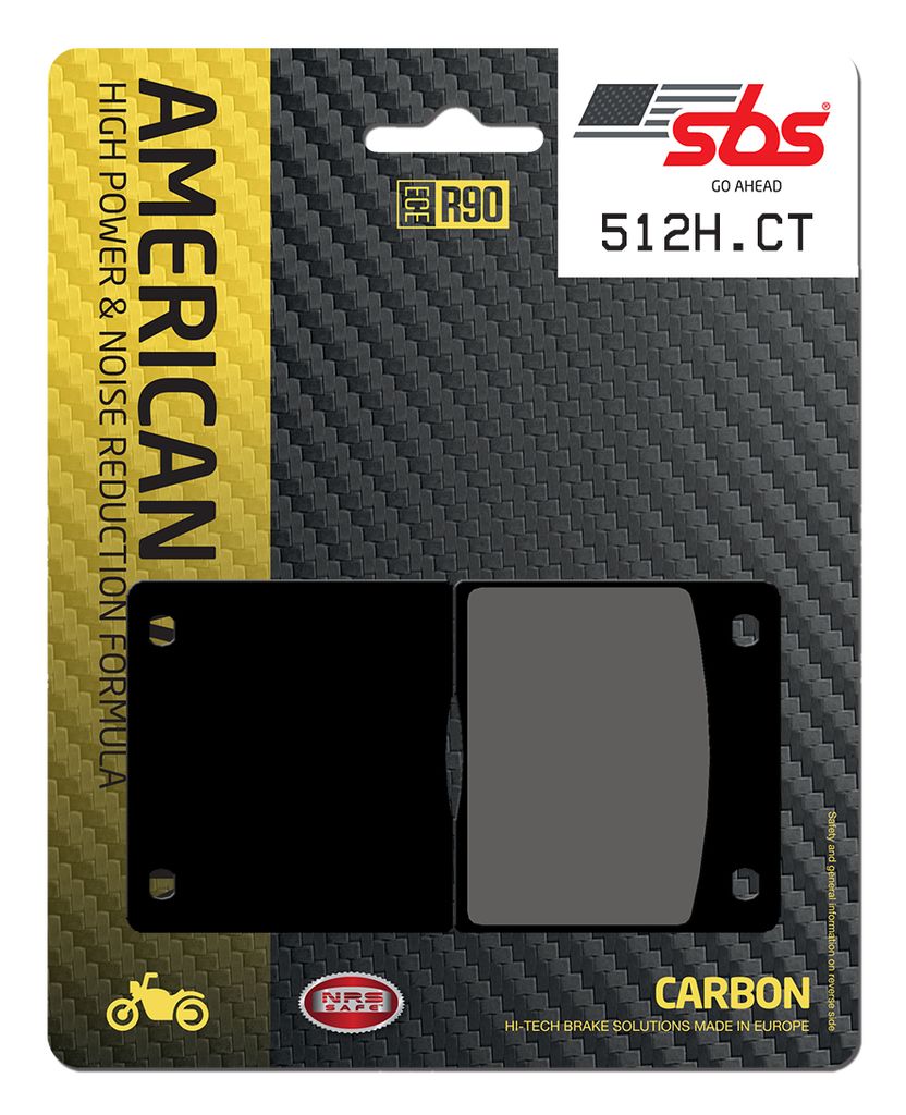 Bremsbeläge SBS 512H.CT Street High Power Carbon