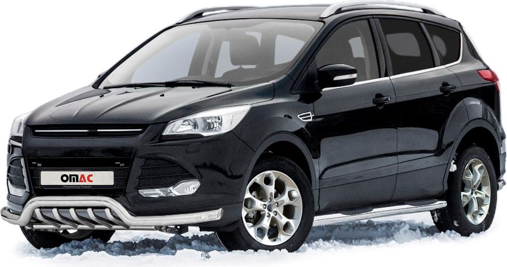 Frontschutzbügel Frontbügel für Ford Kuga 2012-2017 mit ABE Stahl Silber